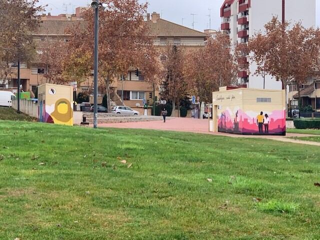 Mural dedicado a las peñas