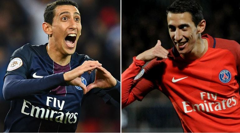 El jugador argentino del PSG Ángel di María.