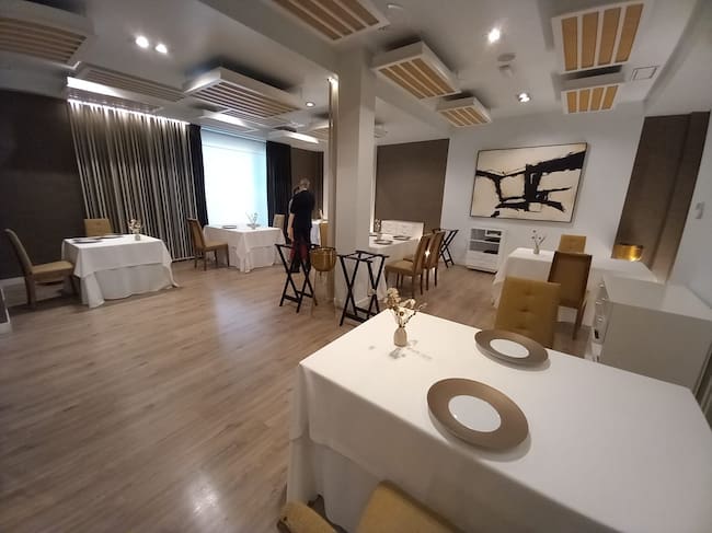 Interior del restaurante Mantúa, en Jerez