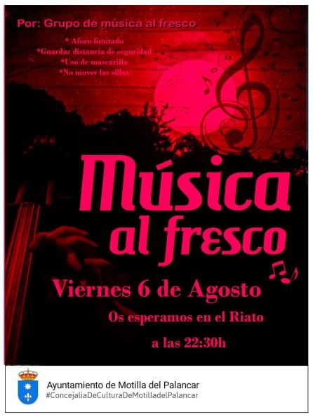 Cartel Música al Fresco