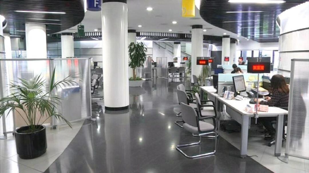 Oficina del INEM en Vigo.