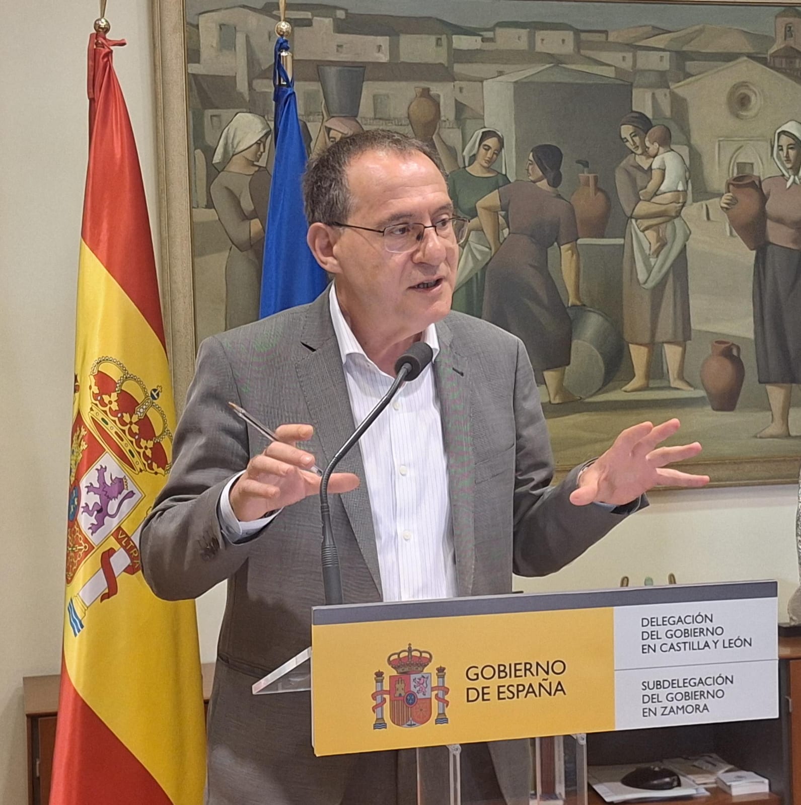 El Subdelegado del Gobierno en Zamora, Ángel Blanco