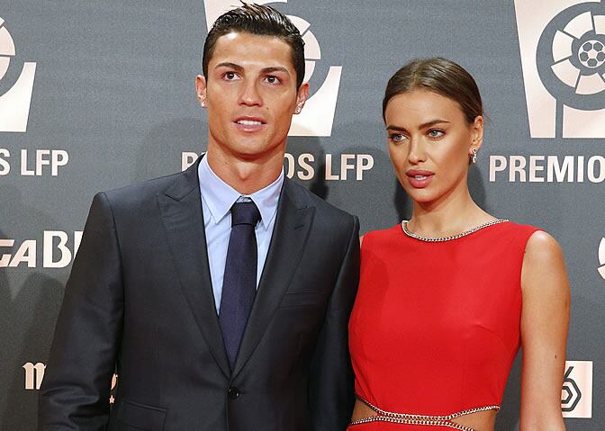 Cristiano Ronaldo, junto a Irina Shayk
