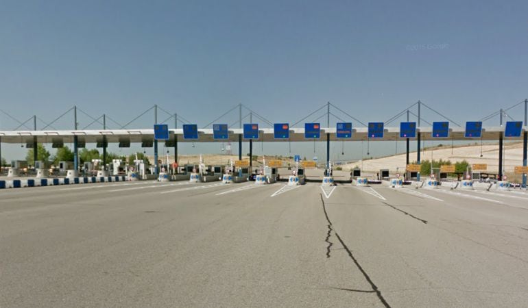 Peaje de Alcobendas, en la autopista de peaje R-2.