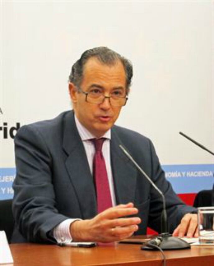 El consejero de Economía y Hacienda en la Comunidad de Madrid, Enrique Ossorio