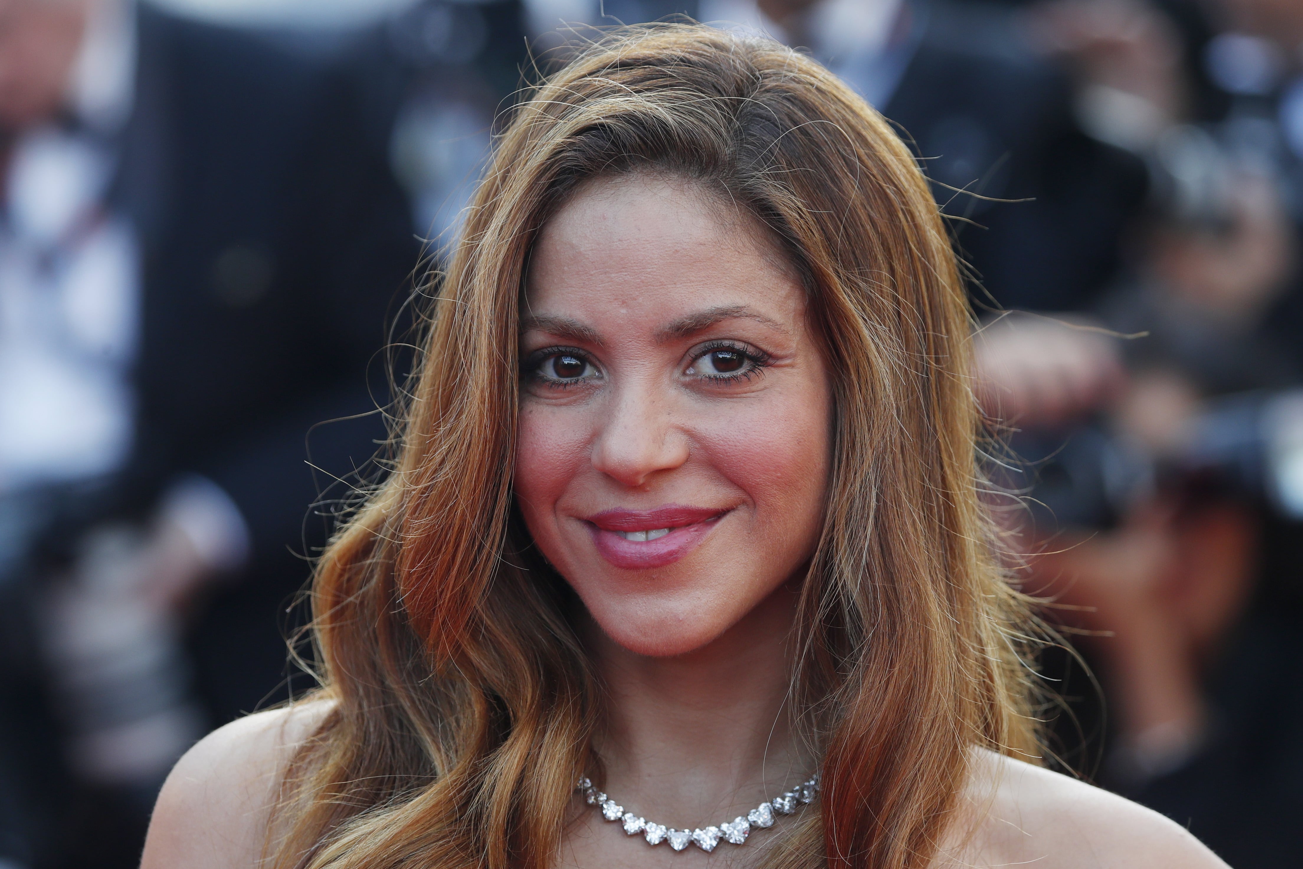 La cantante colombiana Shakira en el festival de Cannes.