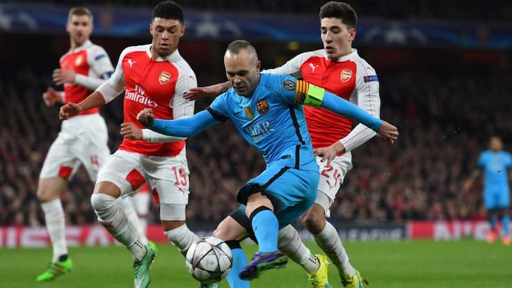 Andrés Iniesta explica la victoria en la Champions ante el Arsenal