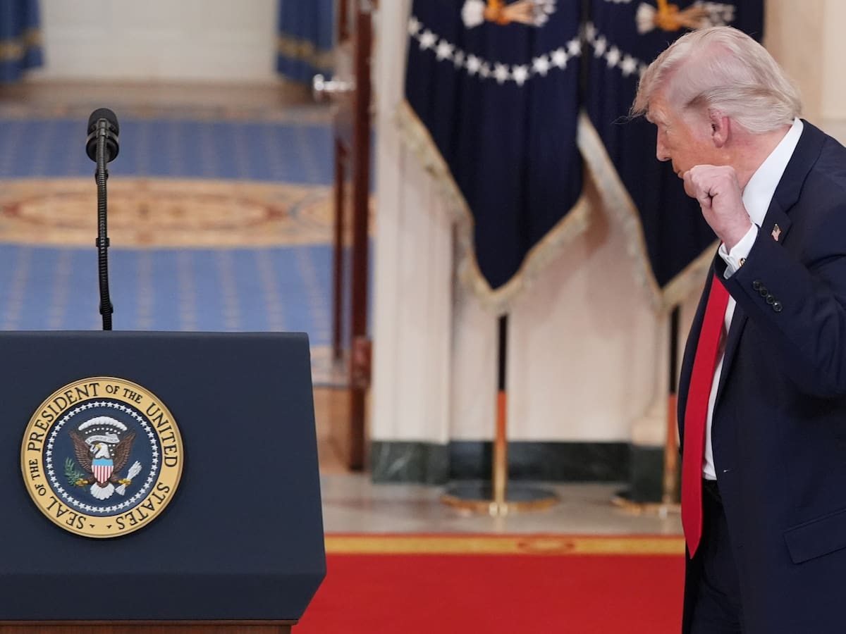 Exageraciones, medias verdades y una frase que recuerda a Vietnam: la letra pequeña del discurso de Trump