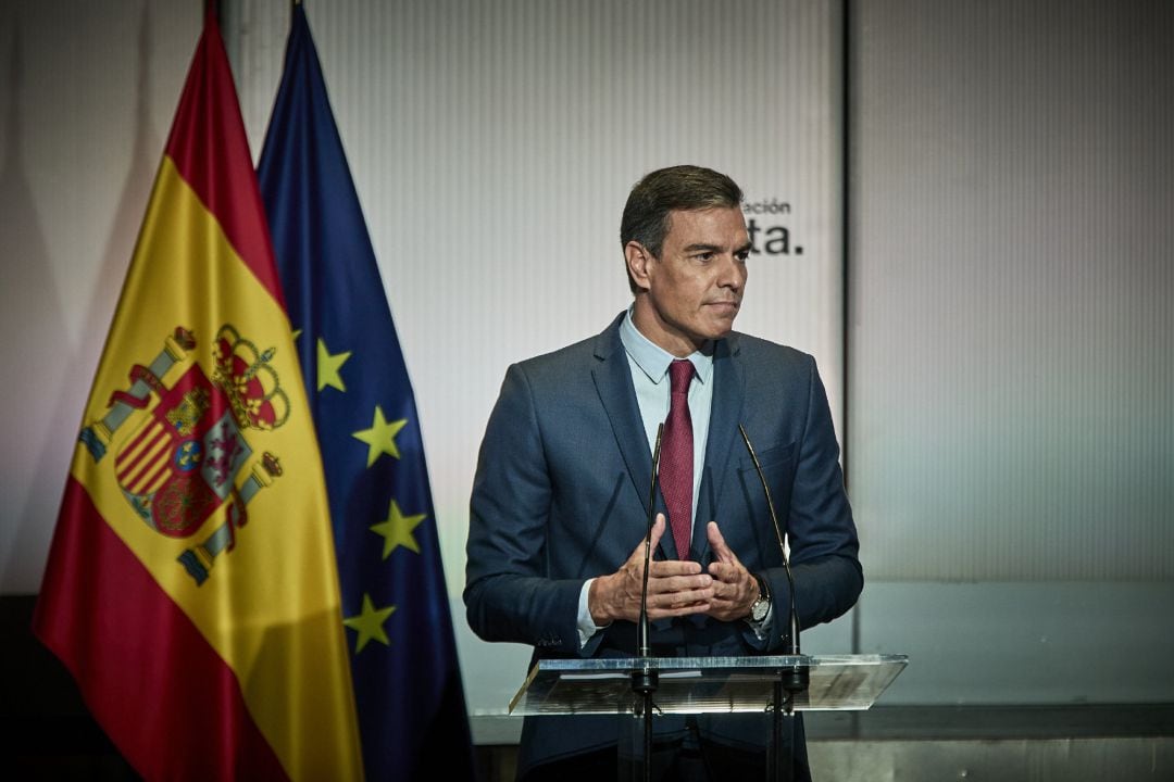 El presidente del Gobierno, Pedro Sánchez