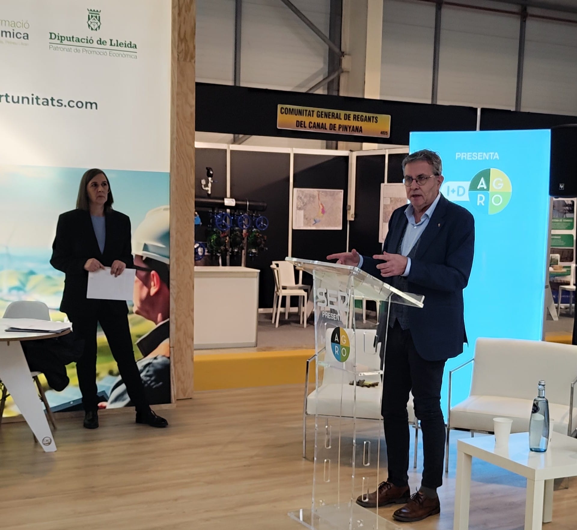 El president de la Diputació de Lleida, Joan Talarn, ha donat la benvinguda als participants al 8è Fòrum Agroalimentari de Ràdio Lleida-SER Catalunya.