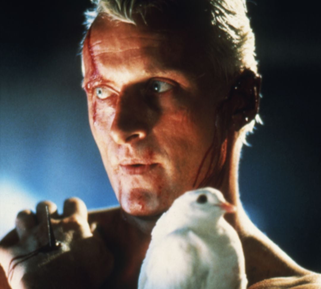 Rutger Hauer, durante el rodaje de &#039;Blade Runner&#039;, dirigida por Ridley Scott.