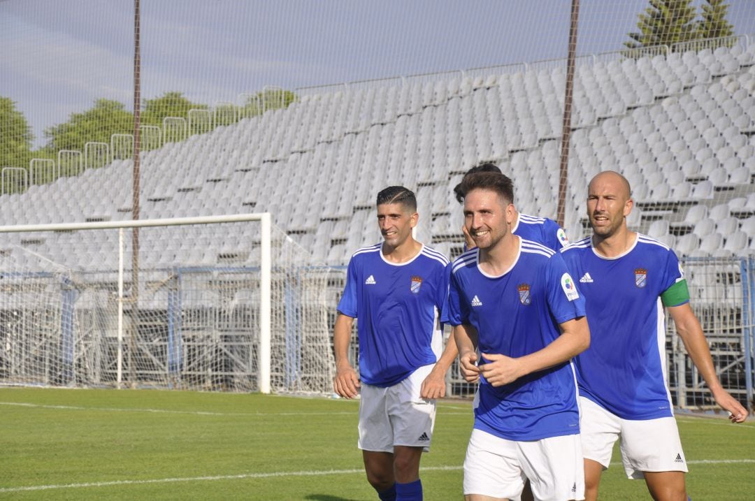 Juan Benítez durante un partido en La Juventud con el Xerez CD 