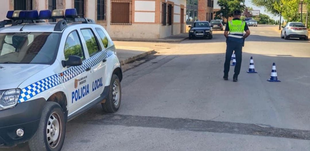 Imagen de archivo de uno de los controles de la Policía Local 