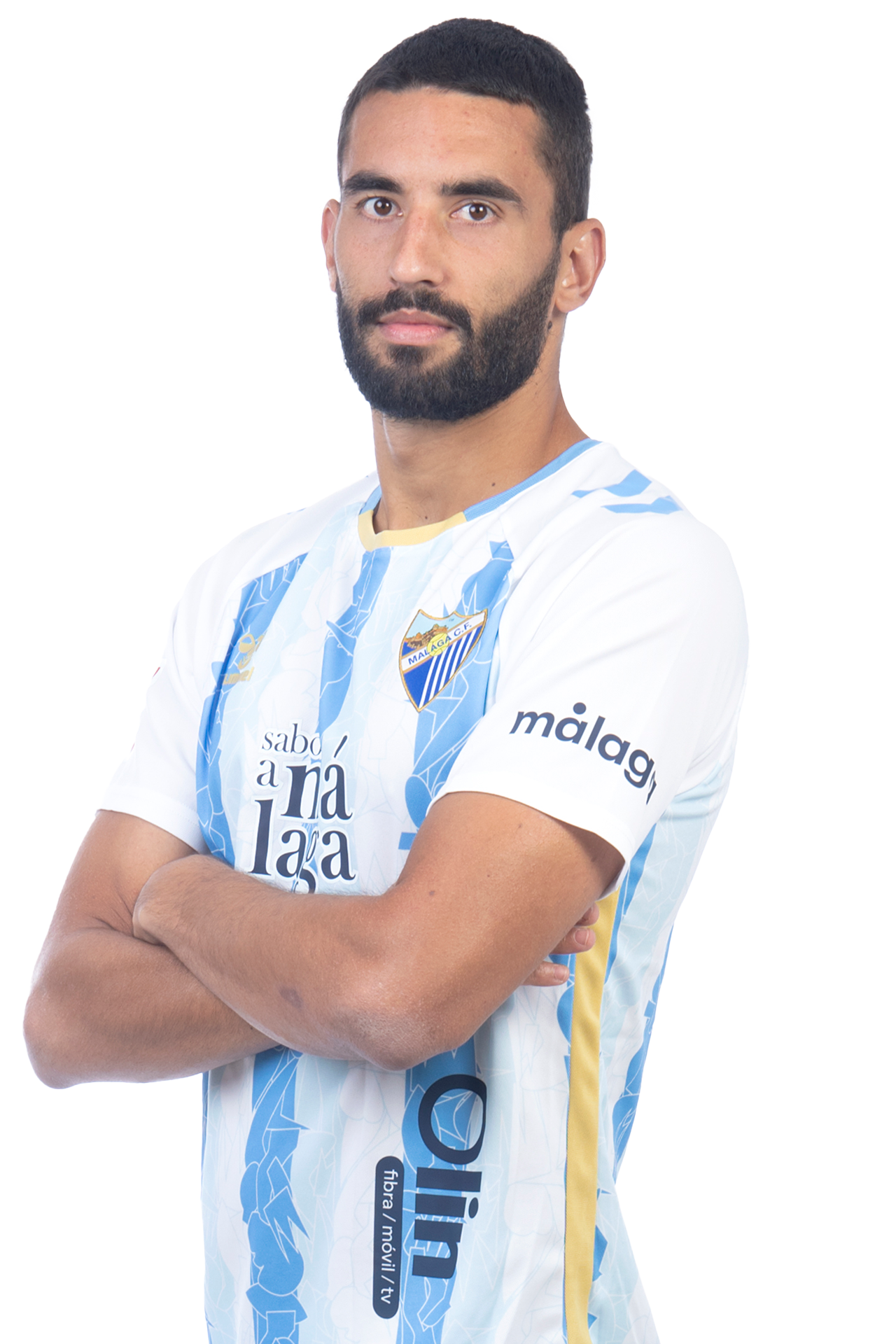 El defensa del Málaga Einar Galilea, recuperado de una gripe, volvió a entrenar este martes