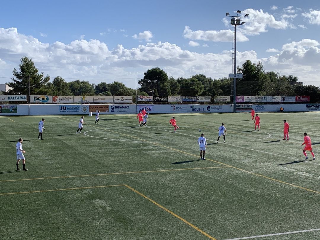 Imagen del partido jugado en Santa Eulària