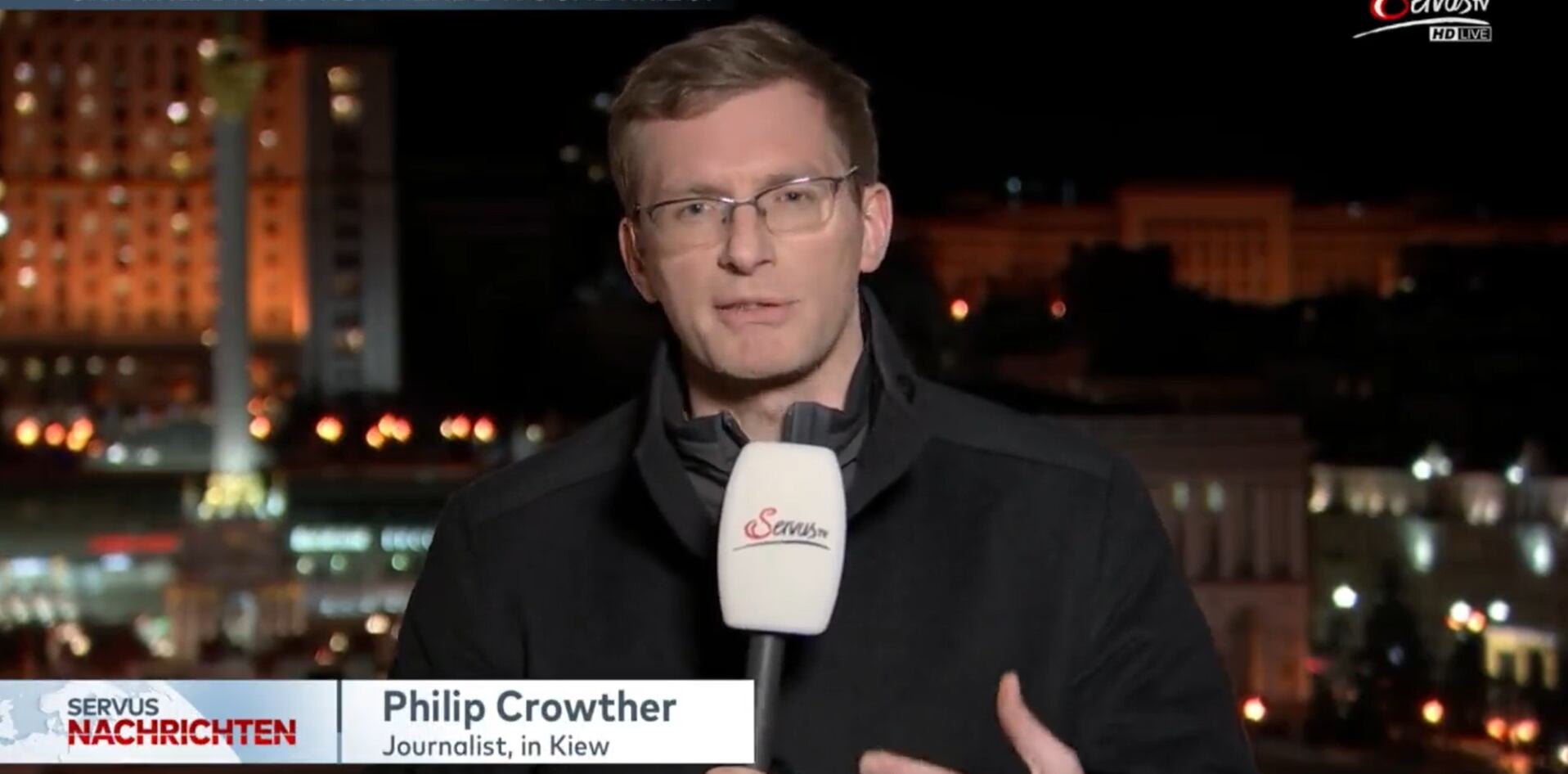 El periodista Philip Crowther