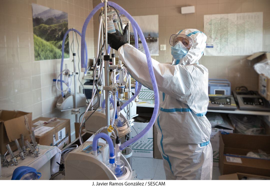 Unidad de Cuidados Intermedios del Hospital de Guadalajara