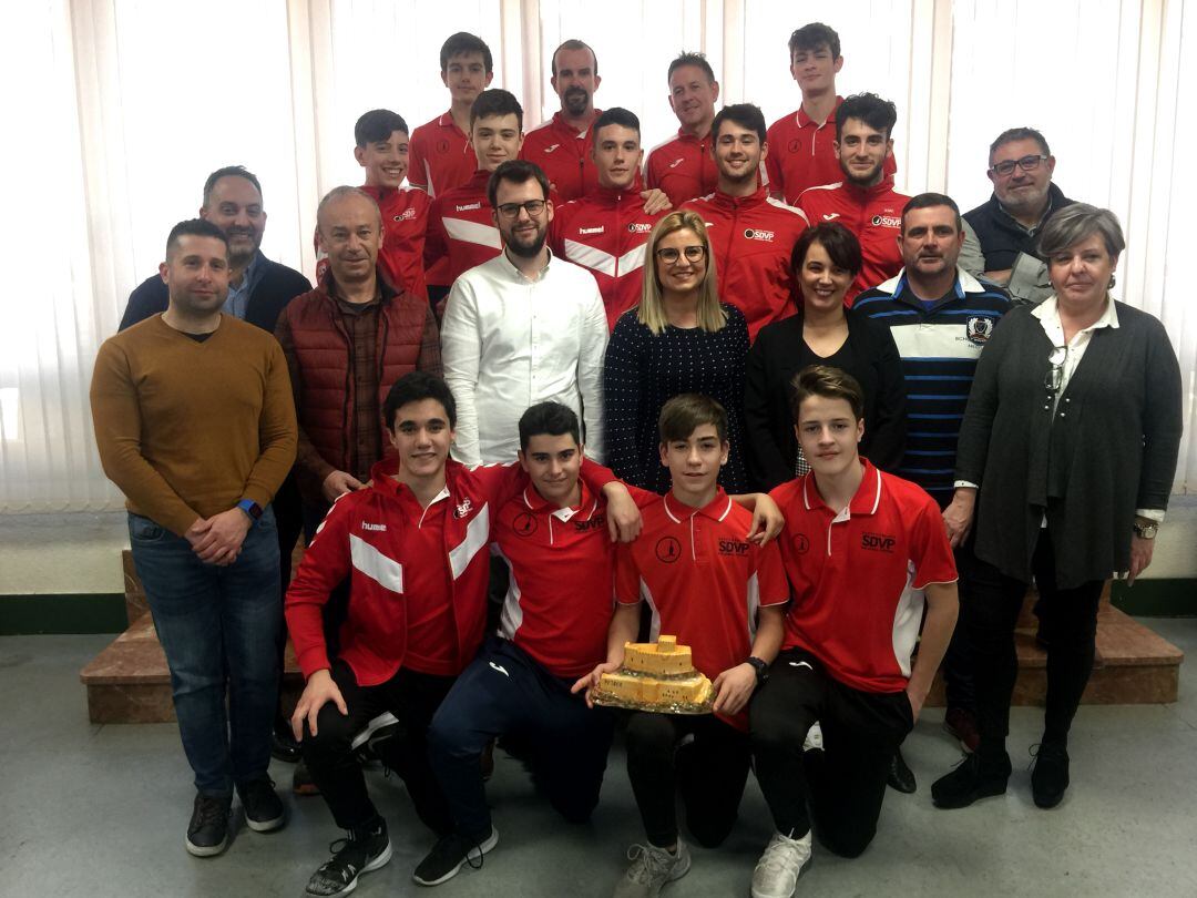 Los cadetes del SDVP han sido recibidos por las autoridades municipales