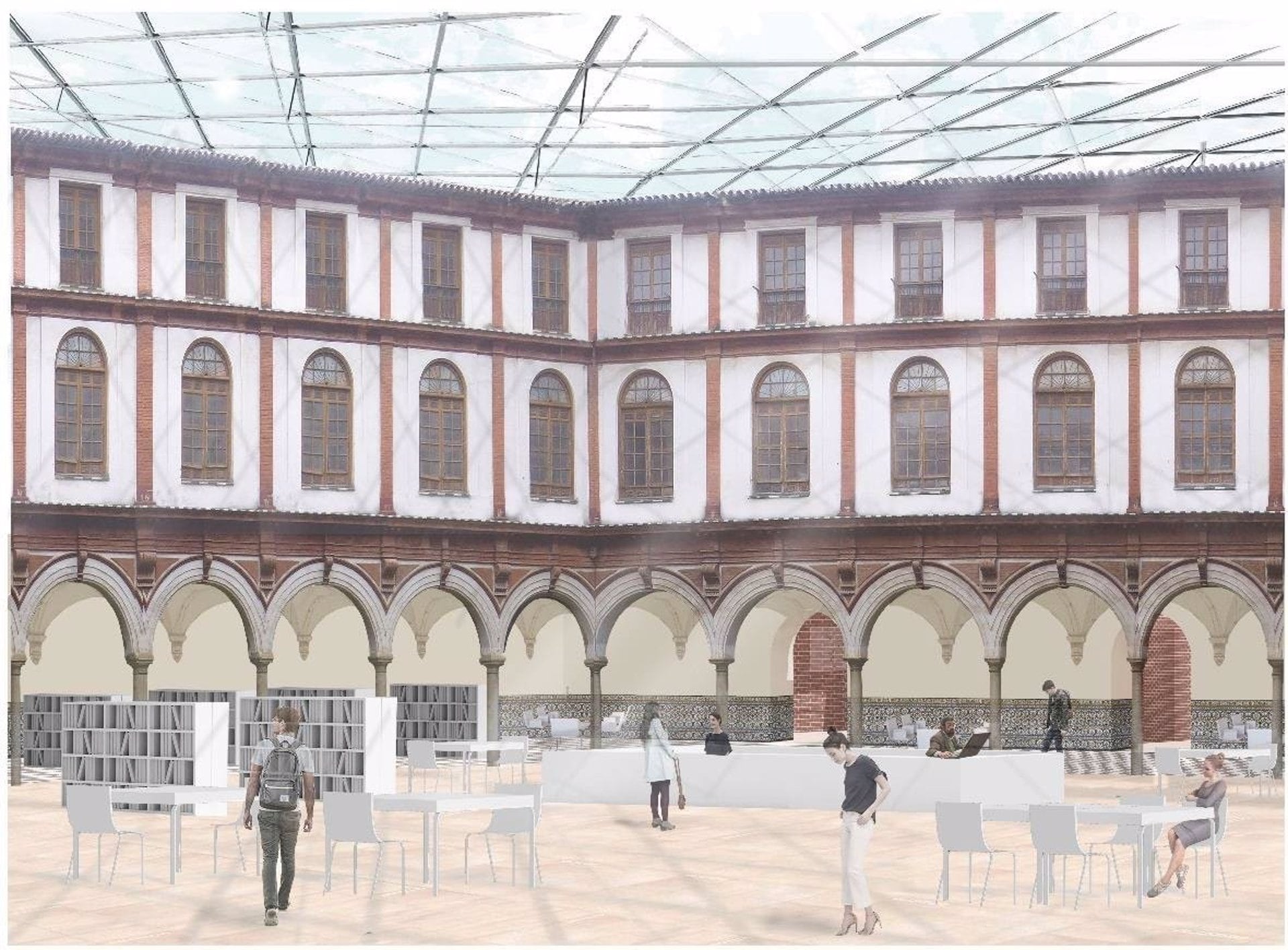 Proyecto de rehabilitación y adecuación que convertirá al antiguo convento de San Agustín en la futura Biblioteca Pública del Estado en Málaga