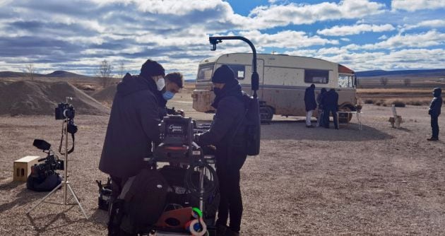 Imagen de uno de los últimos rodajes en la provincia de Teruel