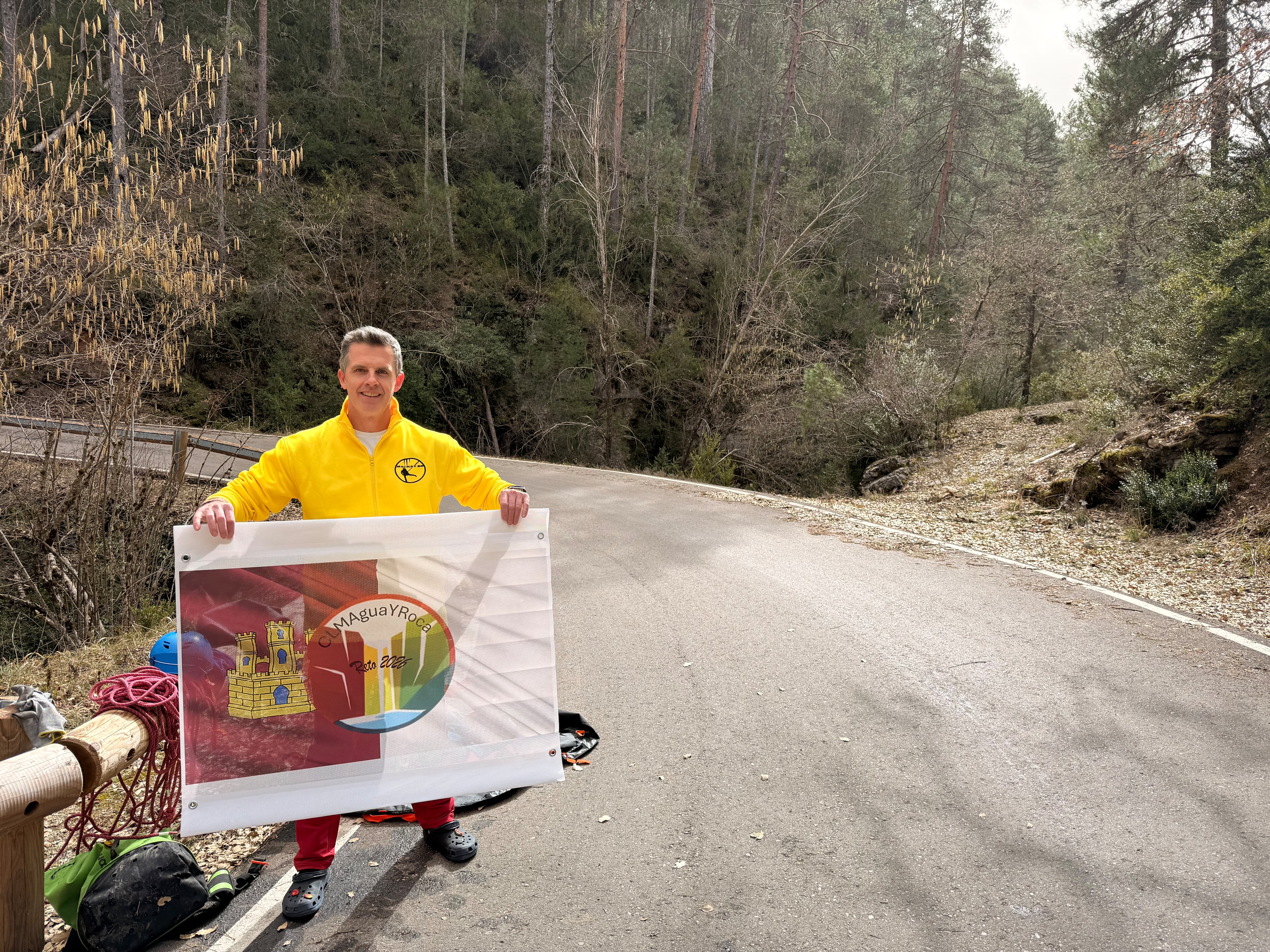 Juan Olivas promueve el proyecto CLM Agua y Roca.