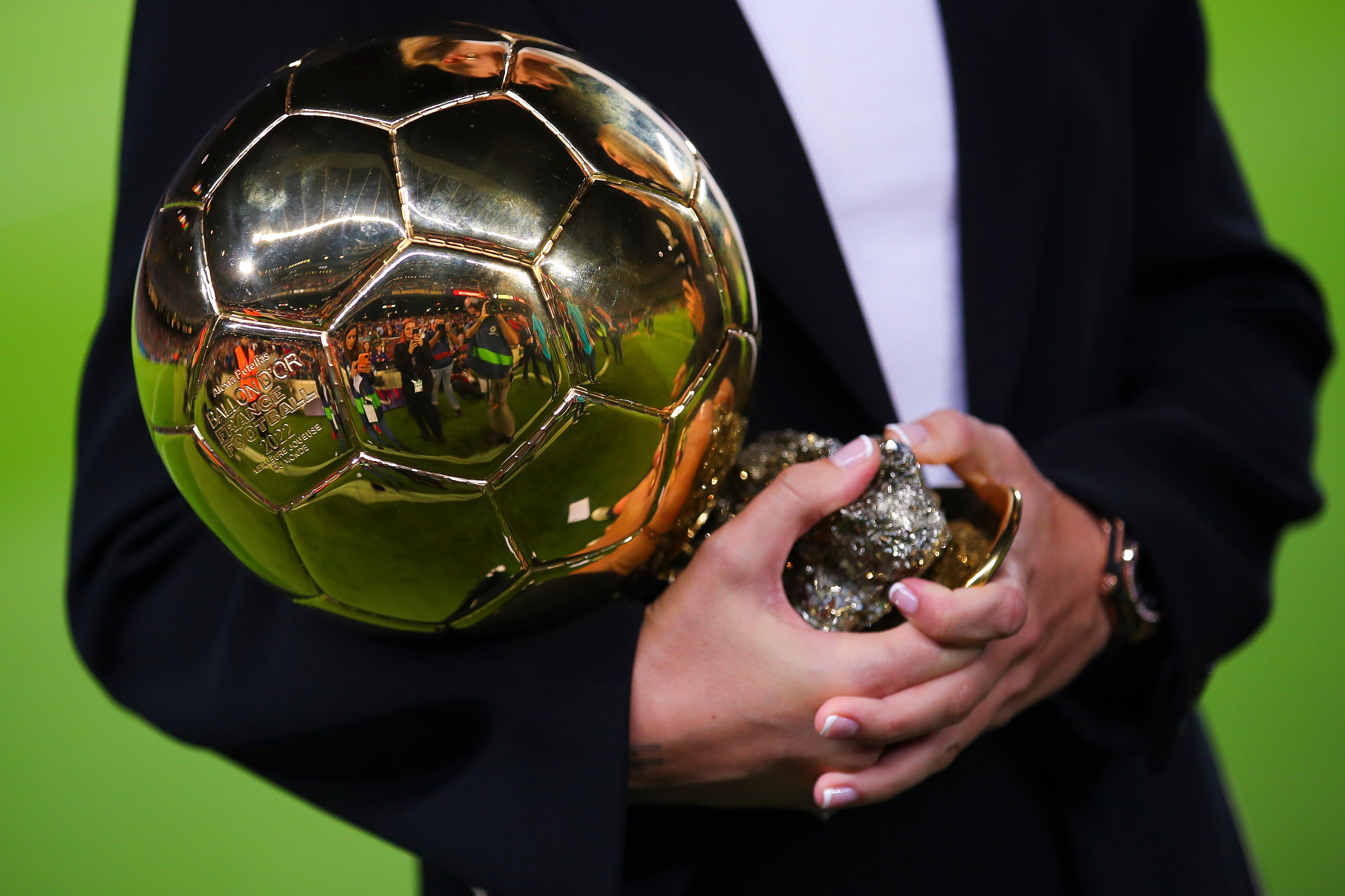 El trofeo del Balón de Oro.