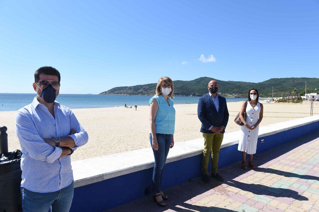 Un momento del encuentro en Getares.