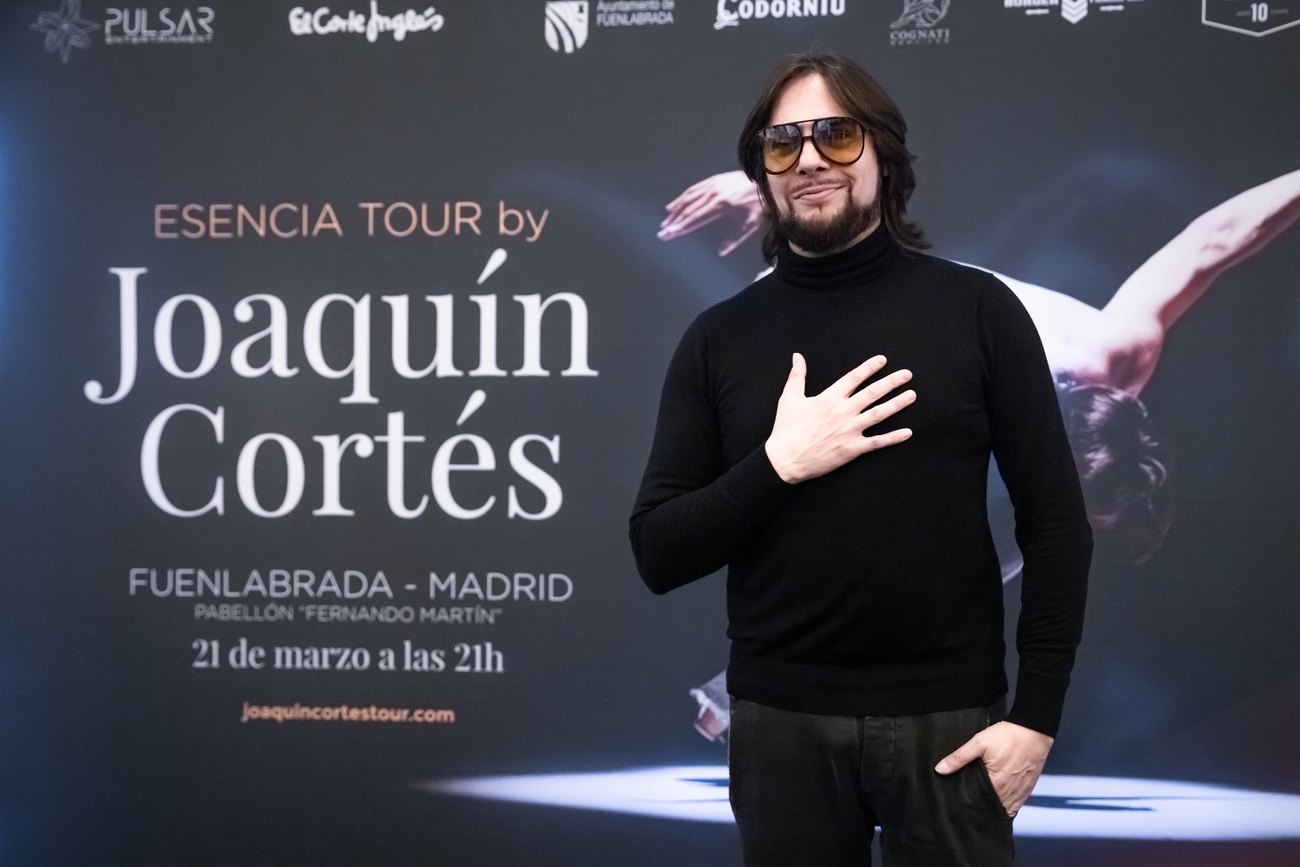 Joaquín Cortés durante la presentación de su gira &#039;Esencia Tour 2025&#039;.