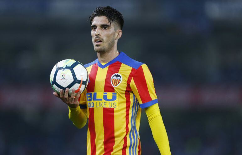 Nacho Vidal, en una de sus apariciones con el Valencia