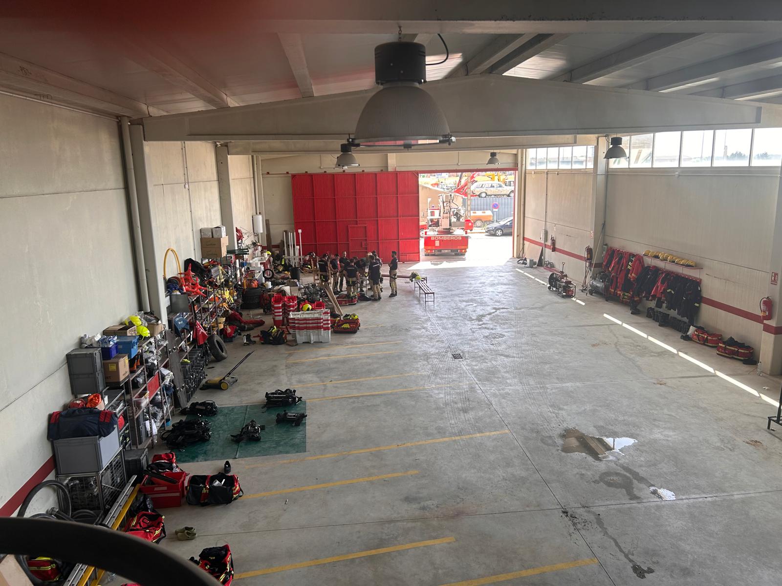 Escuela de formación de bomberos de Almudévar