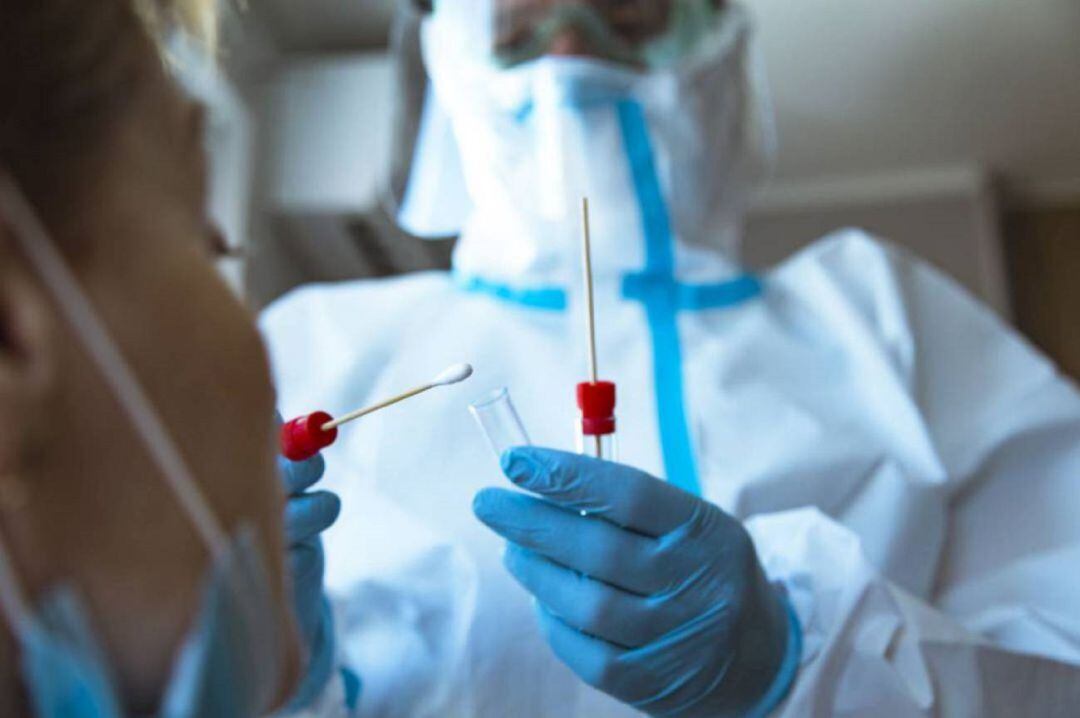 Un test rápido de Covid.