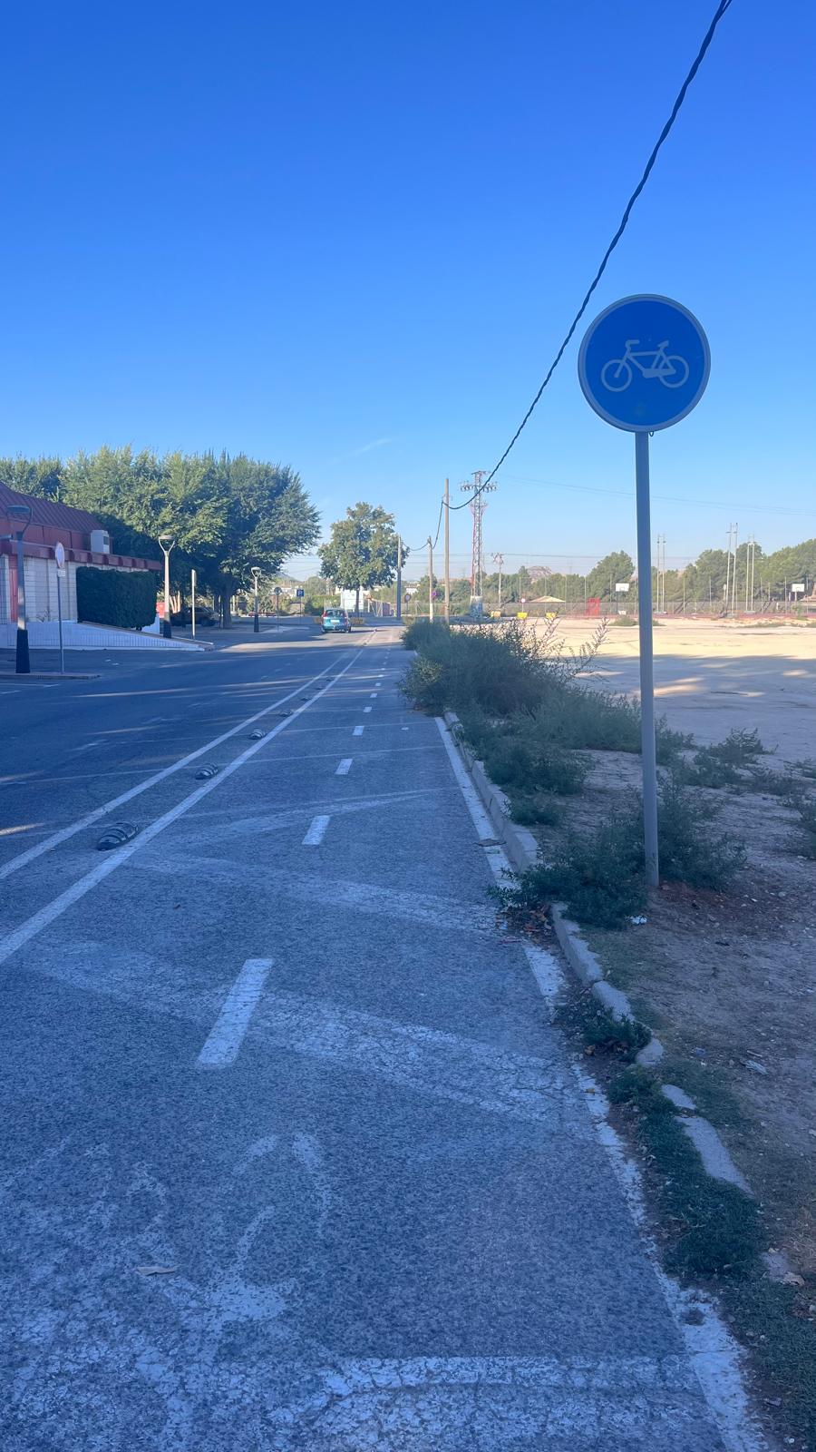 Carriles bici en Villena