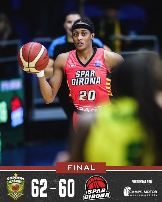 Brittney Sykes, en una acció del partit d&#039;ahir.