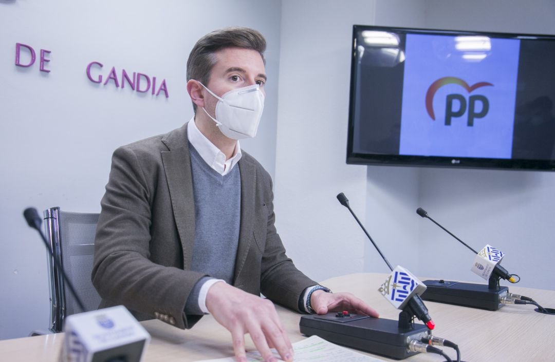 Víctor Soler, líder del PP de Gandia