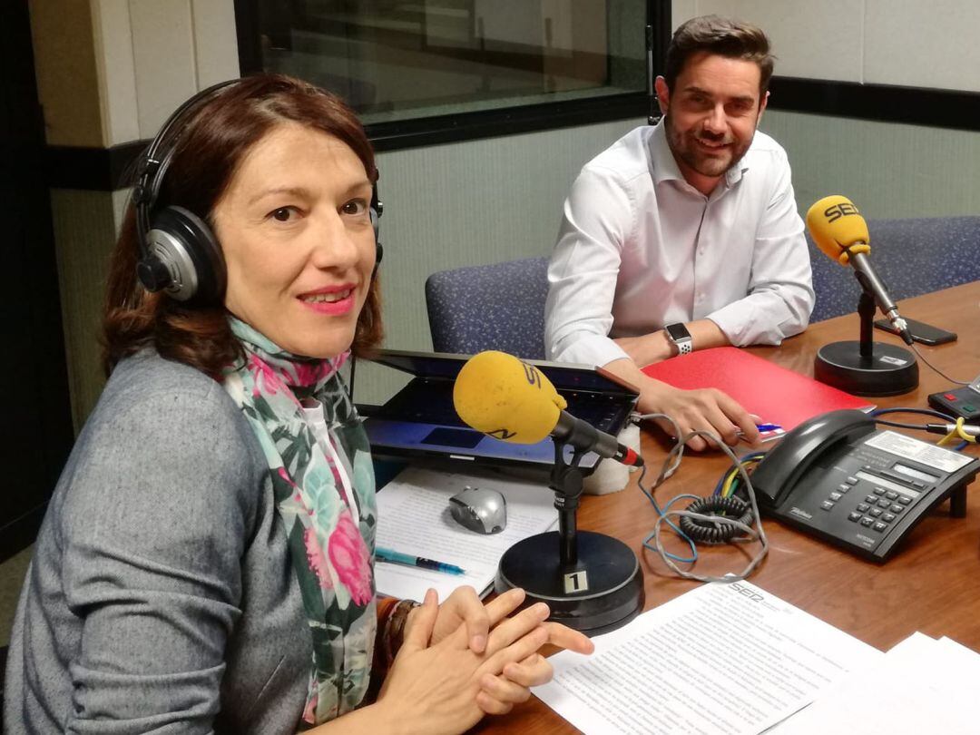 Marichu García junto al candidato del PSOE a la Alcaldía de Zamora, Antidio Fagúndez