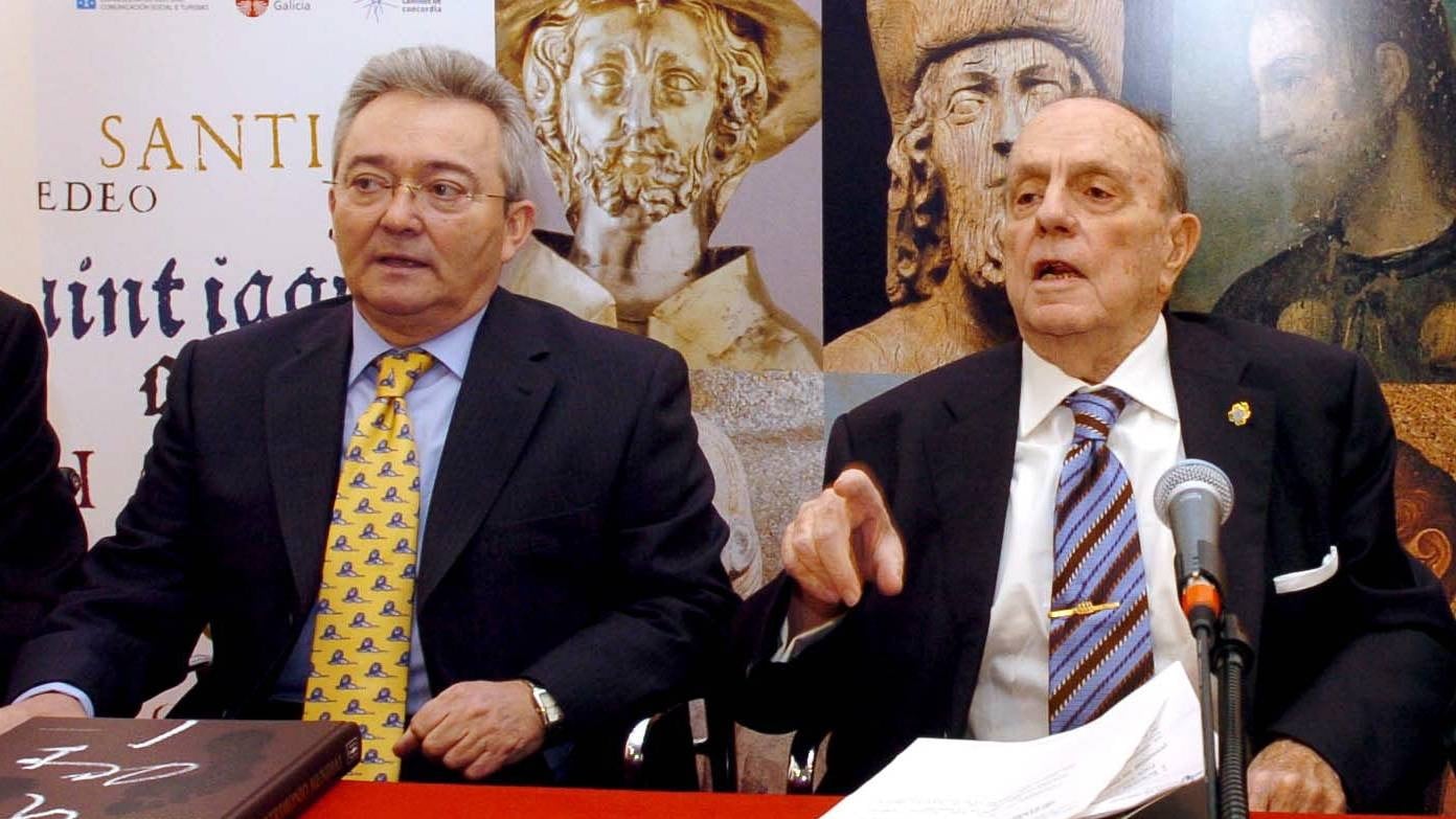 Jesús Pérez Varela y Manuel Fraga