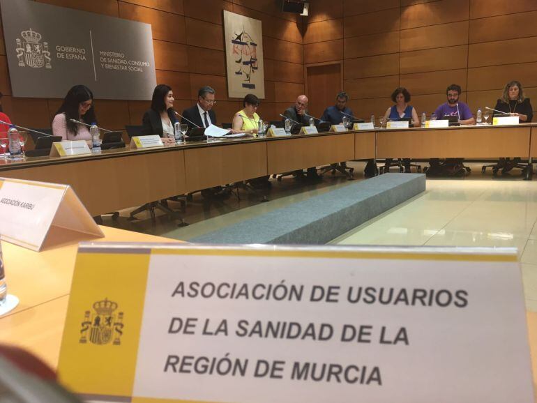 Reunión de REDER con la ministra de Sanidad, Carmen Montón