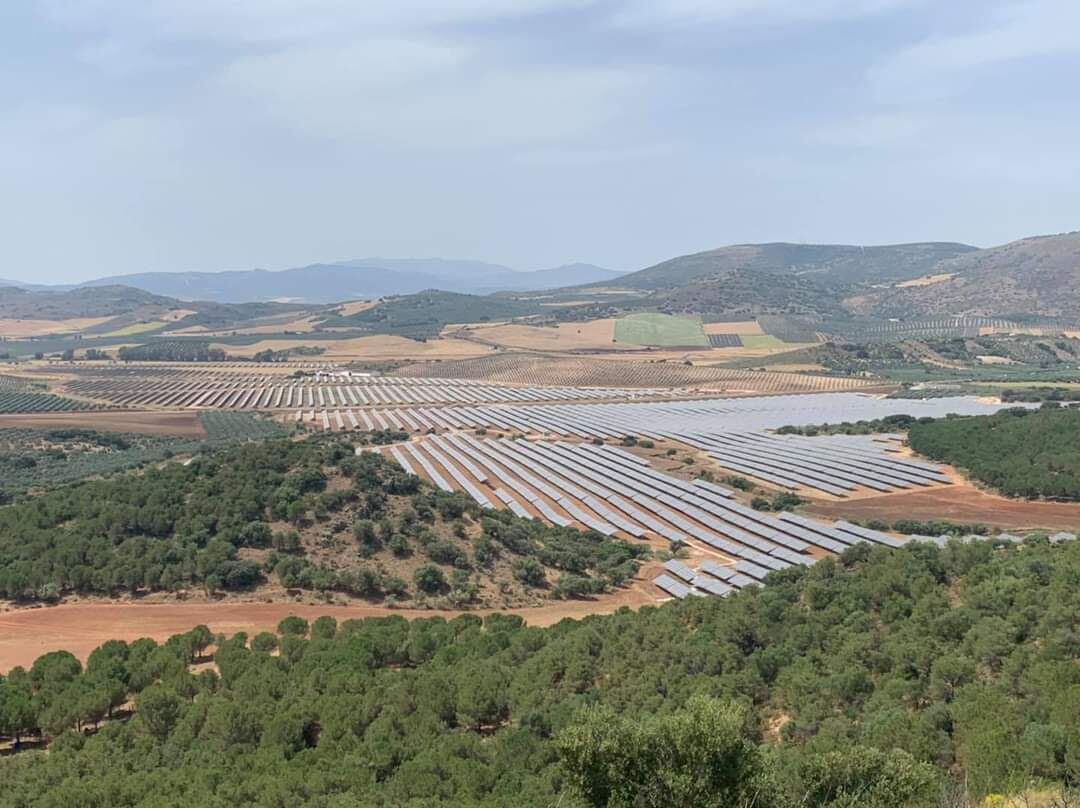 Una planta fotovoltaica ubicada en la zona del Cortijo de La Vega, en el término municipal de Teba