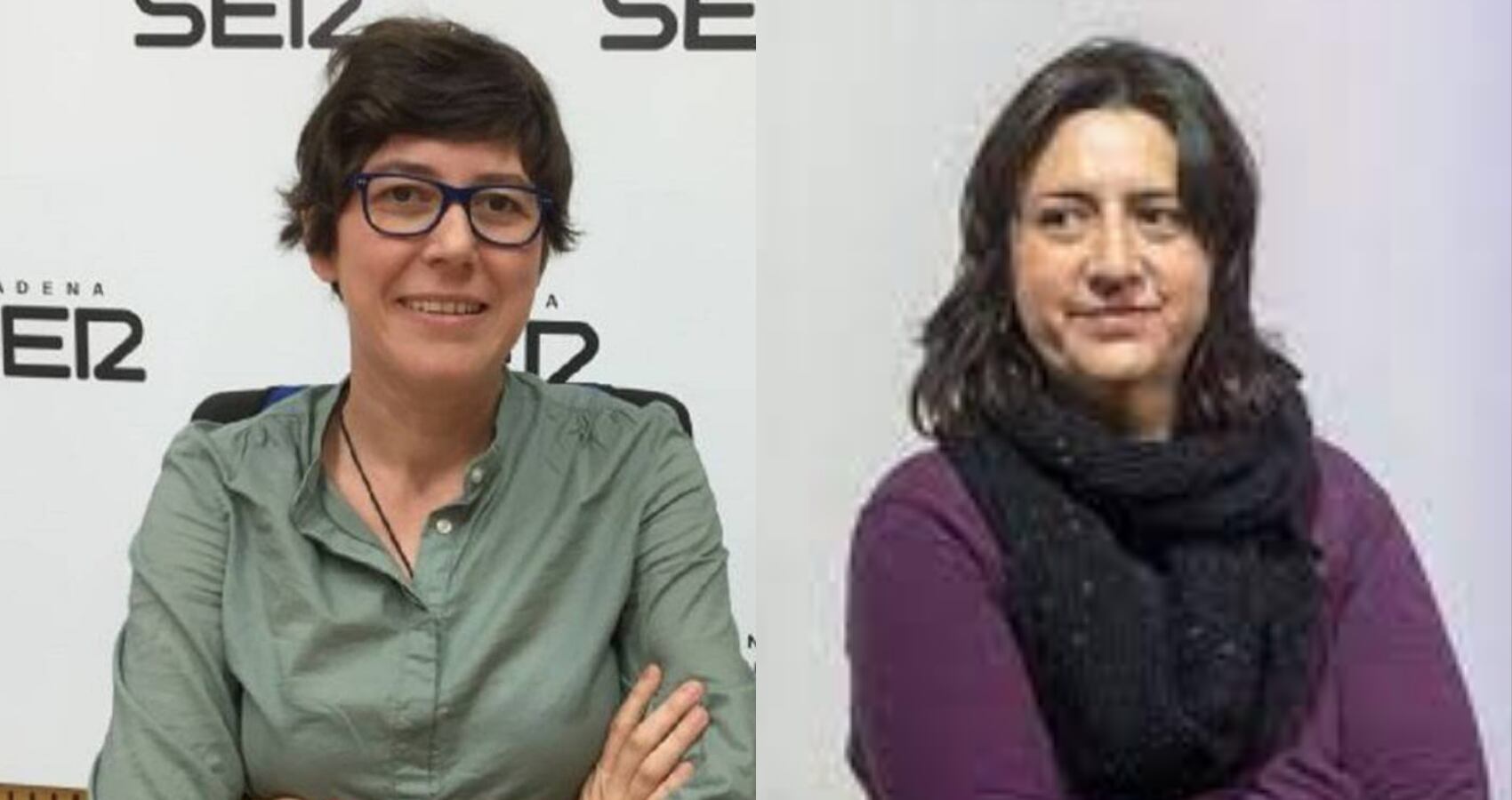 Pilar Lima (Podem) y Rosa Pérez Garijo (EU)