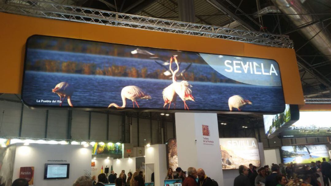 Estand de la provincia de Sevilla en FITUR. 