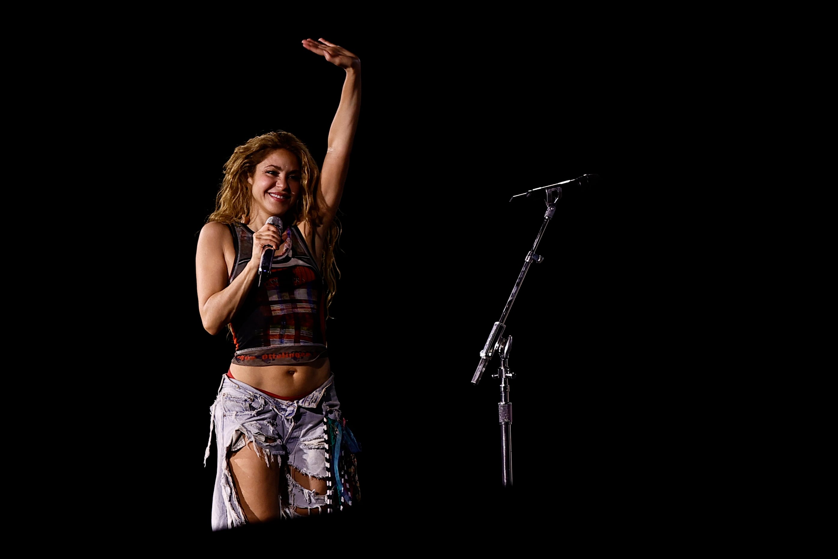 Ensayo de Shakira en Río de Janeiro