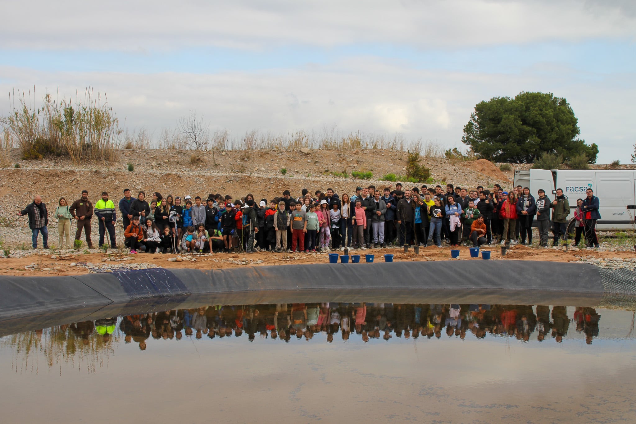 Día del árbol en el río Mijares