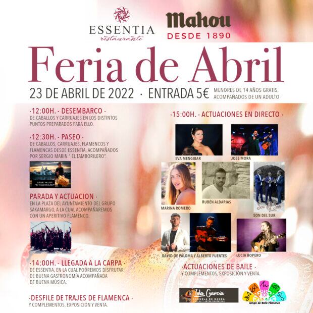 Cartel Feria Abril Essentia 2022