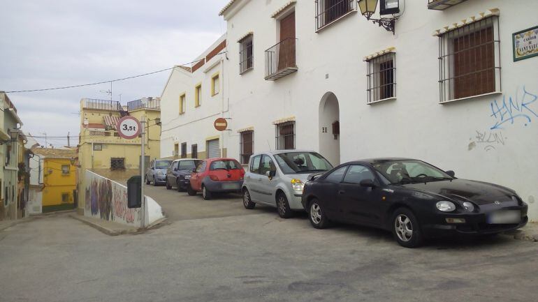 Carrer Sant Narcís, en el barrio de Les Roques, en Dénia.