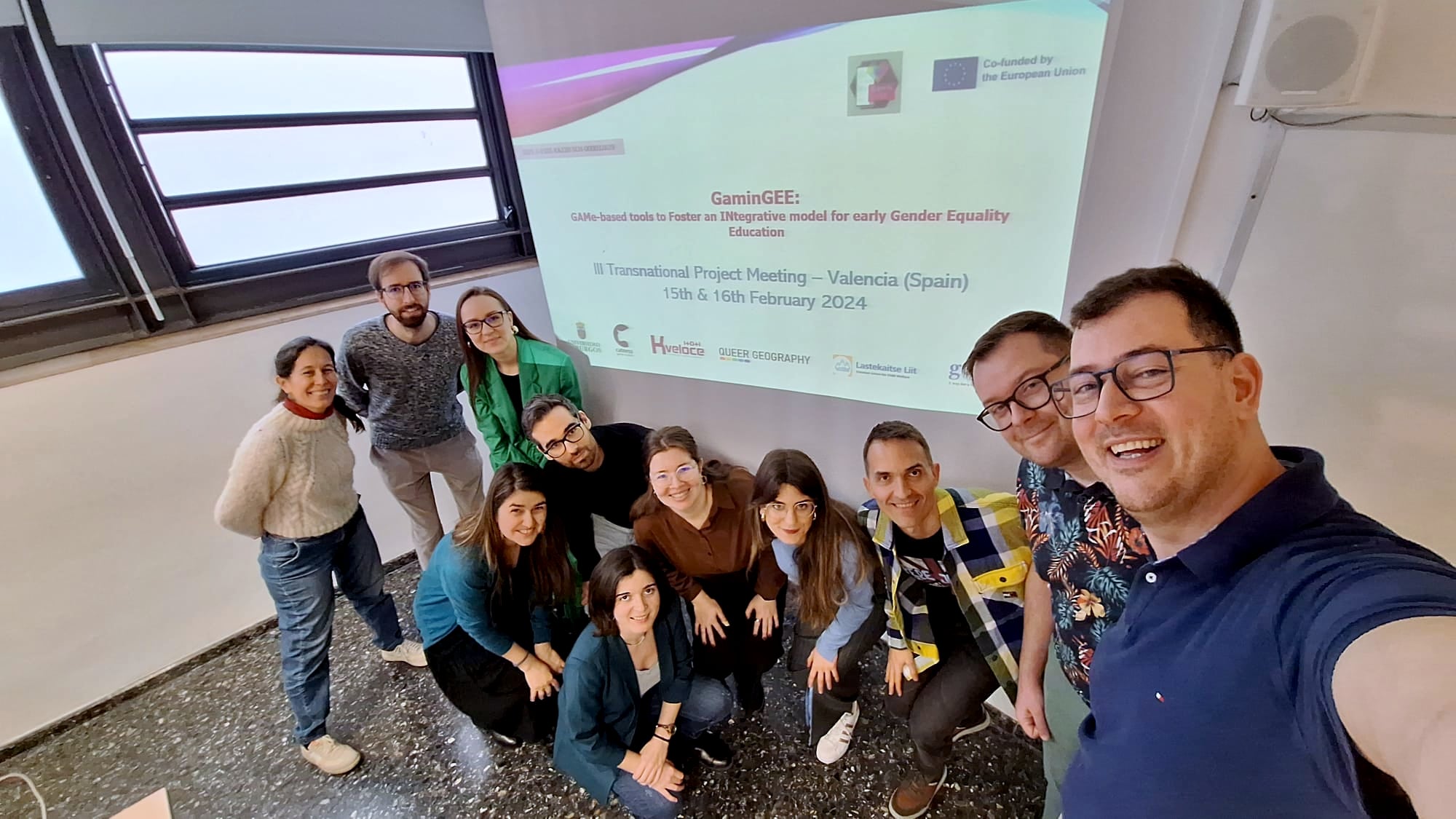 Equipo del proyecto europeo “GaminGEE”, coordinado por la Universidad de Burgos