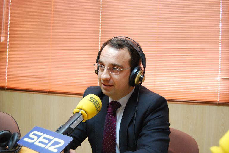 Daniel Ortiz en los estudios de Ser Madrid Oeste