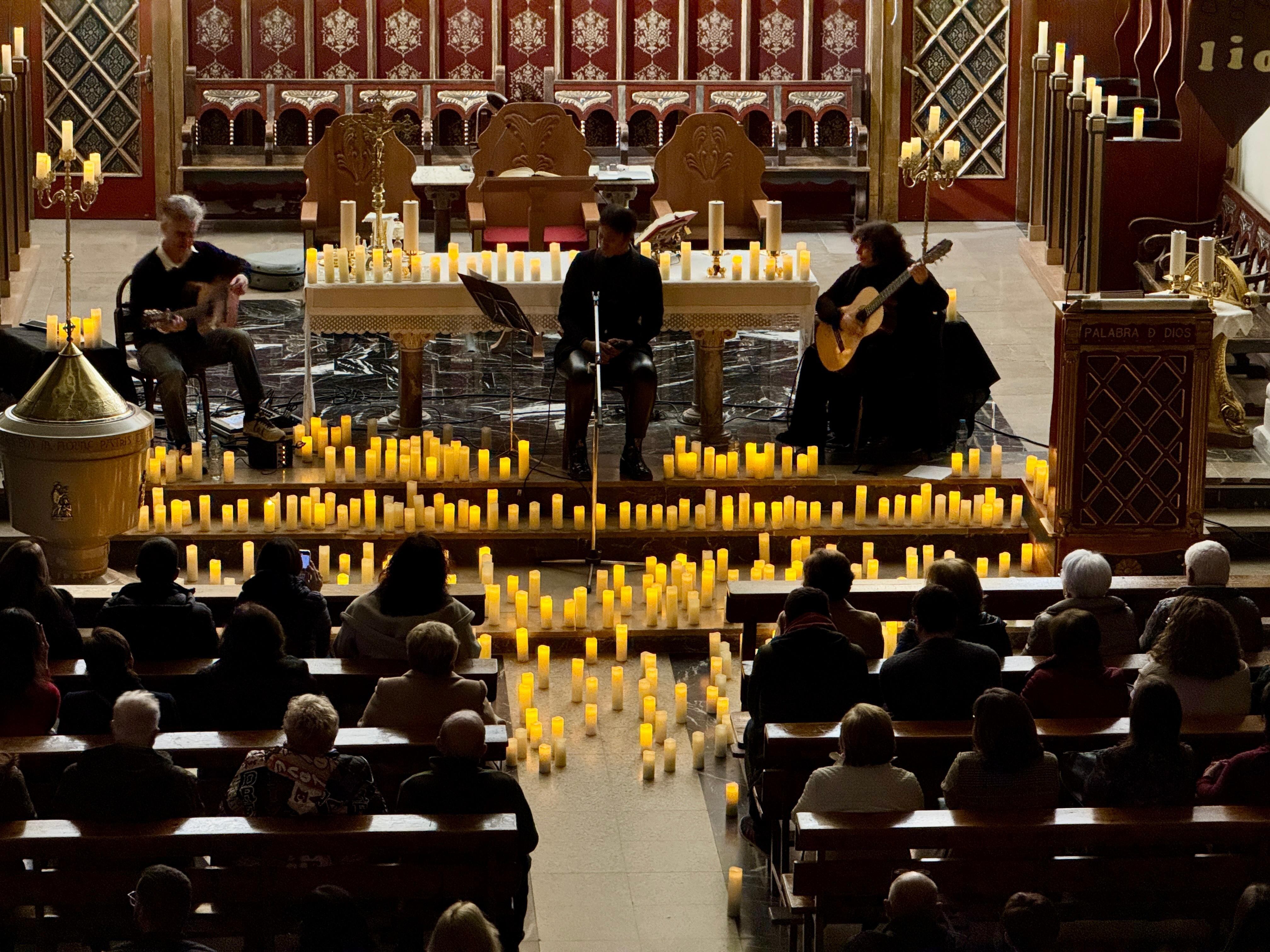 Un momento del concierto de Yamile Wilson en Binéfar. Foto: Ayto. de Binéfar