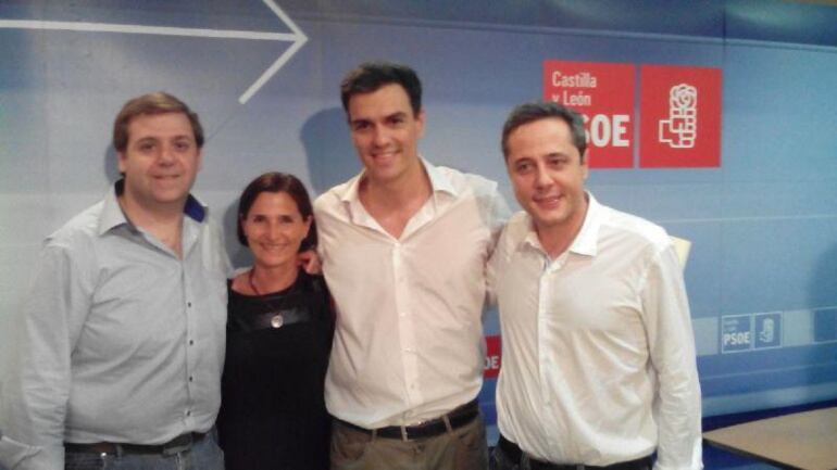 María Luz Martínez Seijo junto a Pedro Sánchez