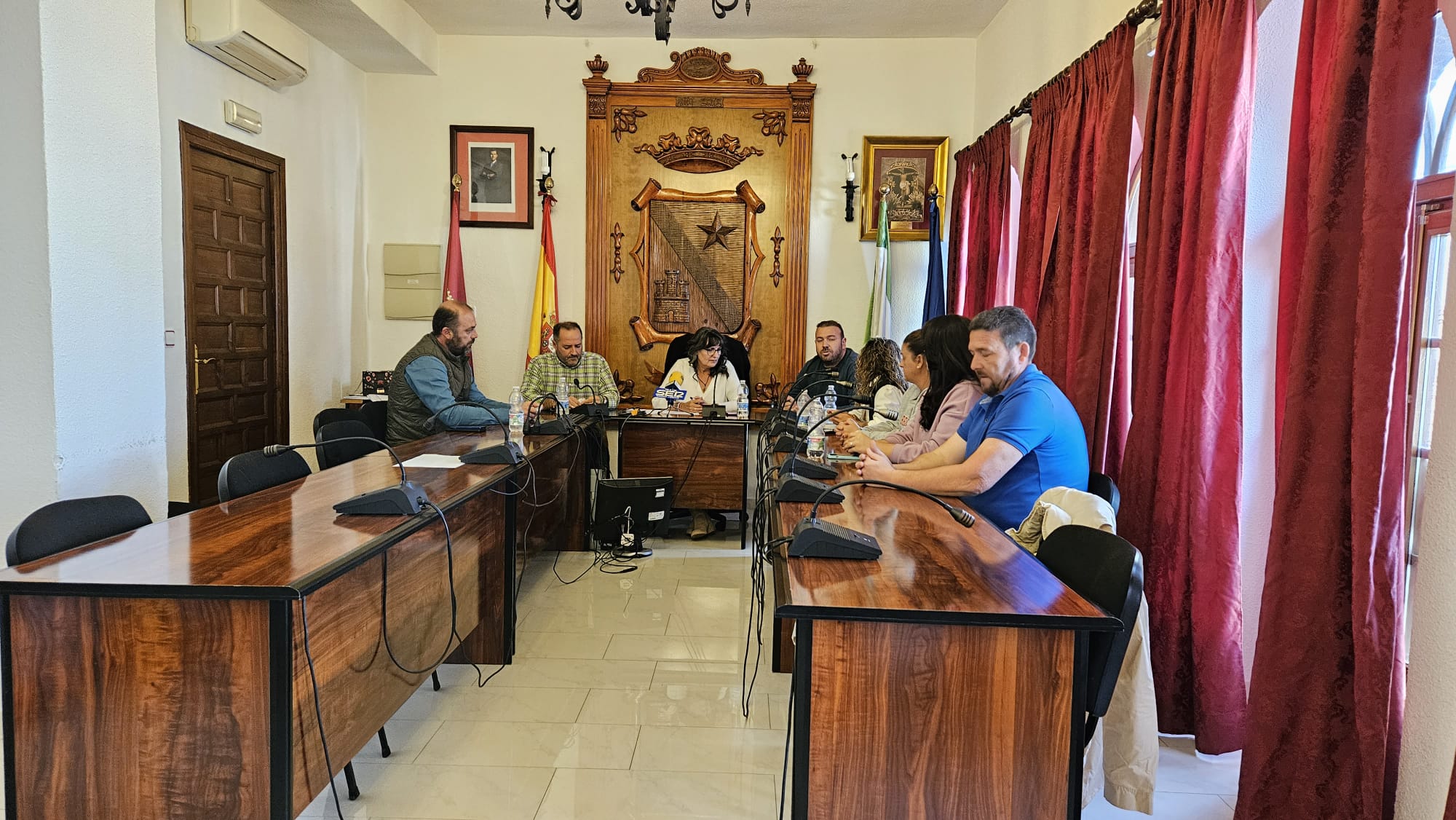 Momento de la intervención del concejal de Hacienda, José Padilla