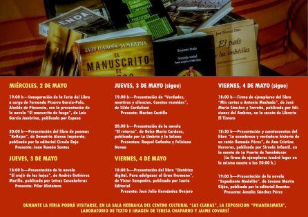 Segunda parte de la Feria del Libro de Plasencia